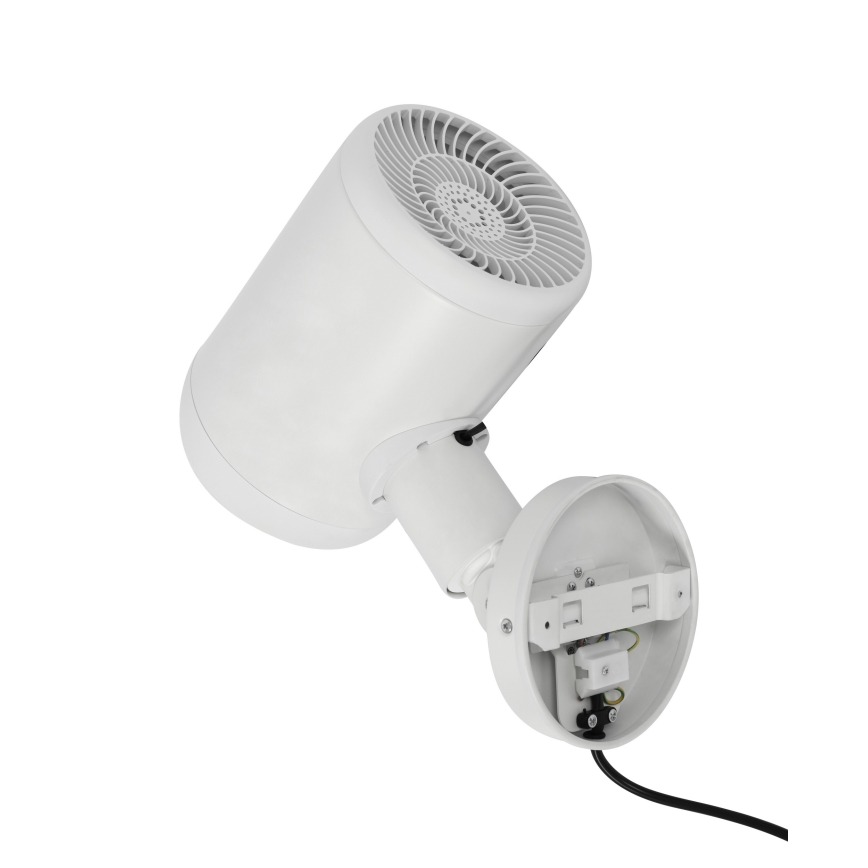 Lucci Air 21612549 - Stenski ventilator JET 32W/230V bela + Daljinski upravljalnik