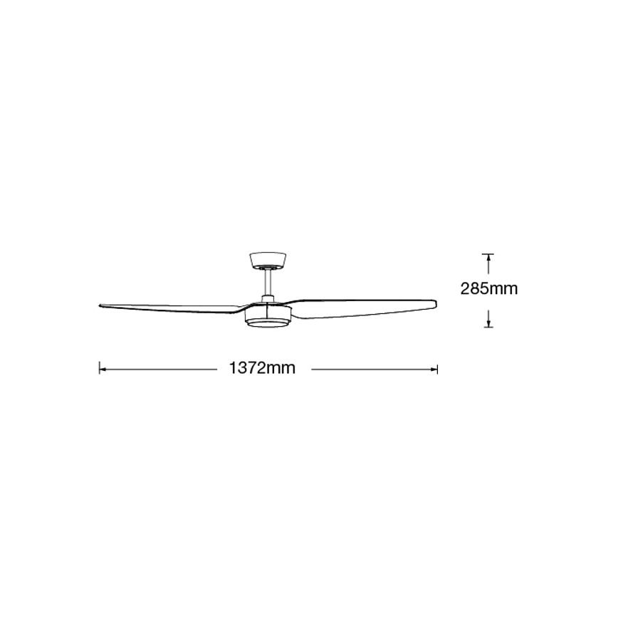 Lucci air 21615349 - Stropni ventilator CONDOR bela + Daljinski upravljalnik