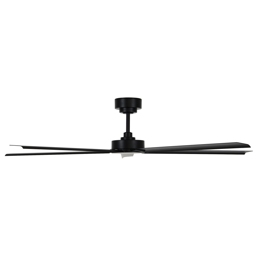 Lucci air 21616149 - Stropni ventilator MONZA IP55 črna + Daljinski upravljalnik