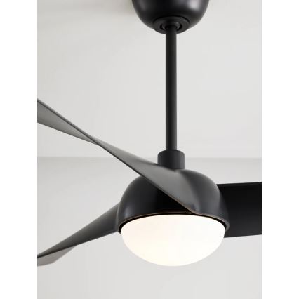 Lucci Air 21617149 - LED zatemljiv stropni ventilator OSPREY 1xGX53/12W/230V premer 132 cm črna + daljinski upravljalnik