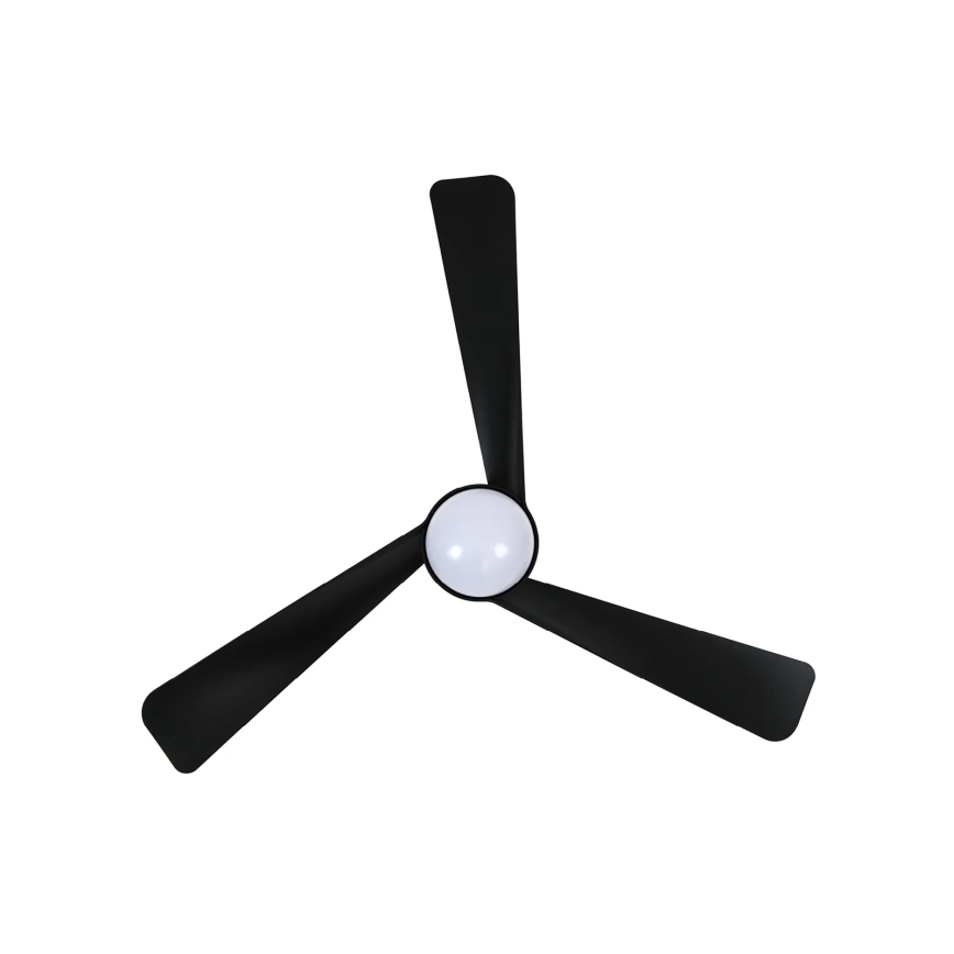 Lucci Air 21617149 - LED zatemljiv stropni ventilator OSPREY 1xGX53/12W/230V premer 132 cm črna + daljinski upravljalnik