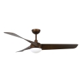 Lucci Air 21617249 - LED zatemljiv stropni ventilator OSPREY 1xGX53/12W/230V, premer 132 cm, bronasta + daljinski upravljalnik