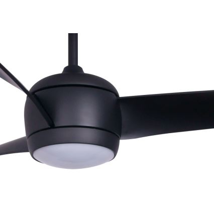 Lucci air 512910 - LED Stropni ventilator AIRFUSION NORDIC LED/20W/230V črna + Daljinski upravljalnik