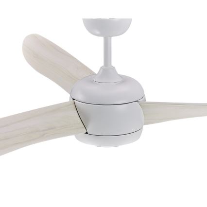 Lucci air 512911 - LED Stropni ventilator AIRFUSION NORDIC LED/20W/230V les/bela + Daljinski upravljalnik