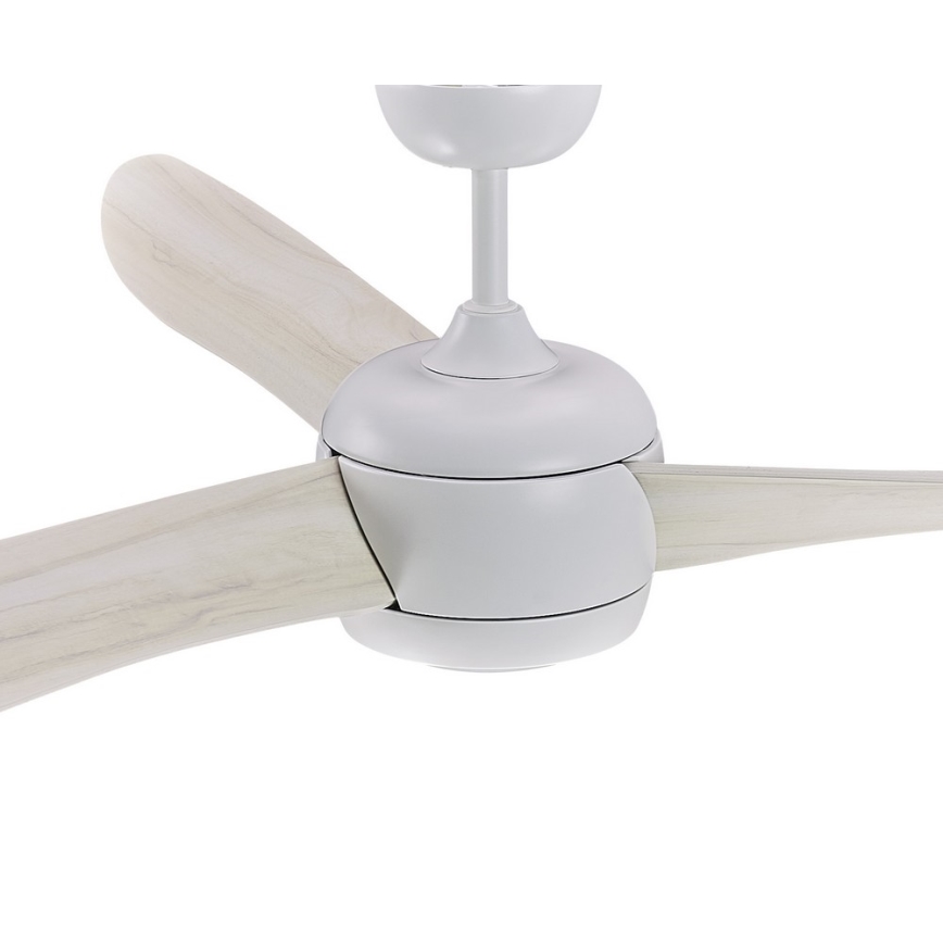 Lucci air 512911 - LED Stropni ventilator AIRFUSION NORDIC LED/20W/230V les/bela + Daljinski upravljalnik