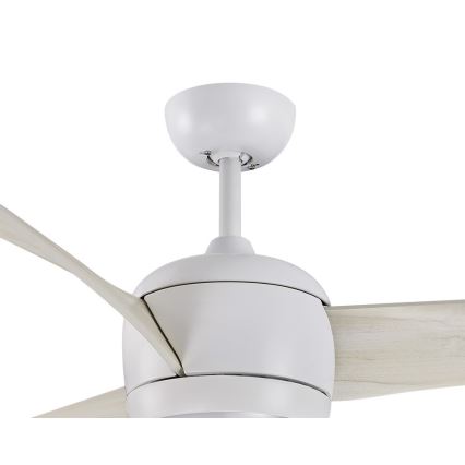 Lucci air 512911 - LED Stropni ventilator AIRFUSION NORDIC LED/20W/230V les/bela + Daljinski upravljalnik