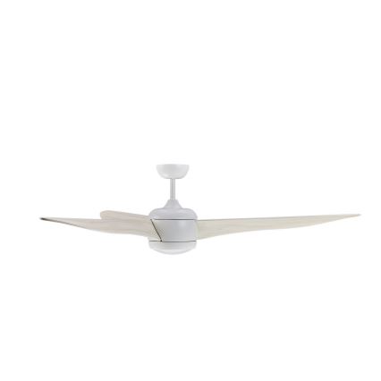 Lucci air 512911 - LED Stropni ventilator AIRFUSION NORDIC LED/20W/230V les/bela + Daljinski upravljalnik