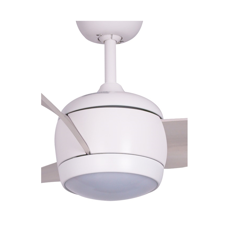 Lucci air 512911 - LED Stropni ventilator AIRFUSION NORDIC LED/20W/230V les/bela + Daljinski upravljalnik