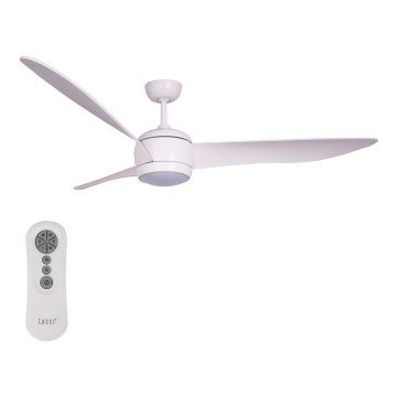 Lucci air 512911 - LED stropni ventilator AIRFUSION NORDIC LED/20W/230V les/bela premer 142 cm + daljinski upravljalnik