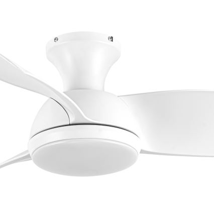 Lucci air 513071 - LED Zatemnitveni stropni ventilator SYROS LED/18W/230V 3000/4000/6000K bela + Daljinski upravljalnik