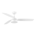 Lucci Air 513073 - LED stropni ventilator BRONX z zatemnitveno funkcijo LED/18W/230V 3000/4000/6000K, premer 132 cm, bel + daljinski upravljalnik