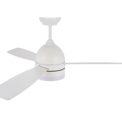 Lucci air 513075 - LED Stropni ventilator VECTOR LED/25W/230V 3000/4200/6500K bela + Daljinski upravljalnik