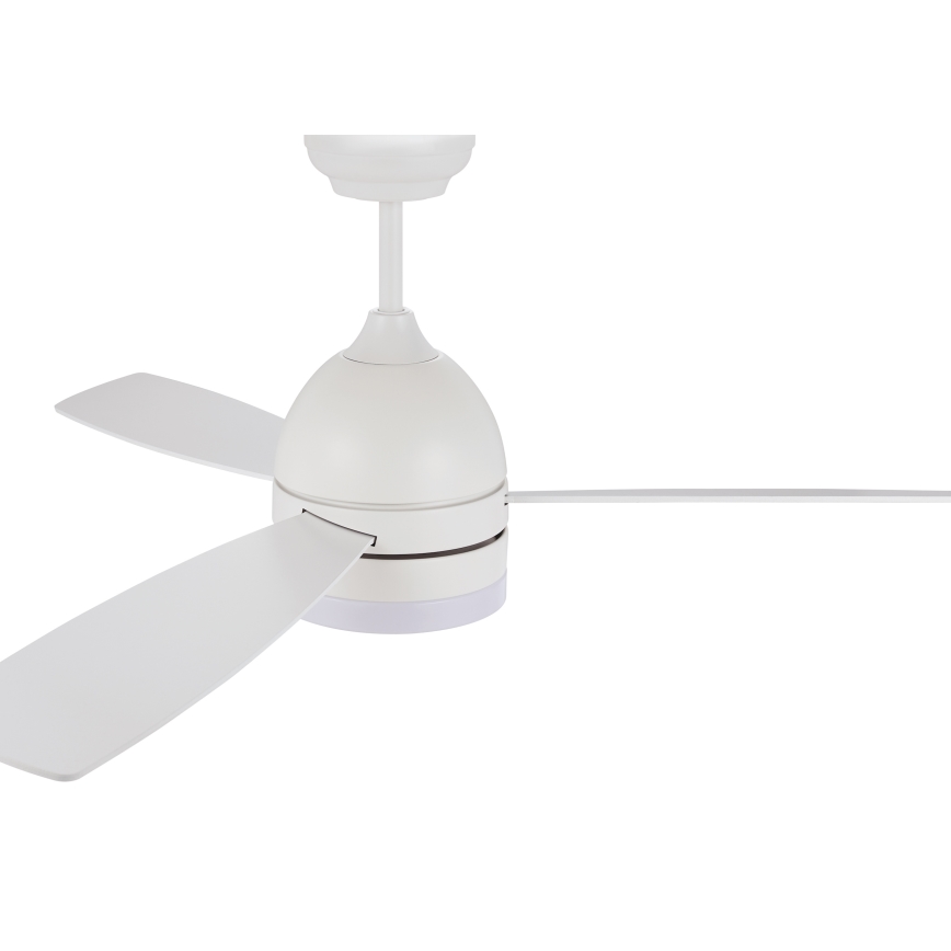 Lucci air 513075 - LED Stropni ventilator VECTOR LED/25W/230V 3000/4200/6500K bela + Daljinski upravljalnik