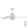 Lucci air 513075 - LED Stropni ventilator VECTOR LED/25W/230V 3000/4200/6500K bela + Daljinski upravljalnik