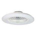 Lucci Air 513200 - LED Zatemnitvena stropna svetilka z ventilatorjem OSLO LED/20W/230V 3000/4500/6500K bela + Daljinski upravljalnik