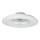 Lucci Air 513200 - LED Zatemnitvena stropna svetilka z ventilatorjem OSLO LED/20W/230V 3000/4500/6500K bela + Daljinski upravljalnik