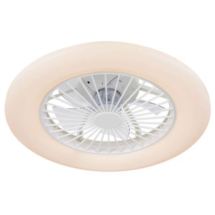 Lucci Air 513200 - LED Zatemnitvena stropna svetilka z ventilatorjem OSLO LED/20W/230V 3000/4500/6500K bela + Daljinski upravljalnik