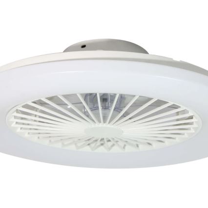 Lucci Air 513200 - LED Zatemnitvena stropna svetilka z ventilatorjem OSLO LED/20W/230V 3000/4500/6500K bela + Daljinski upravljalnik