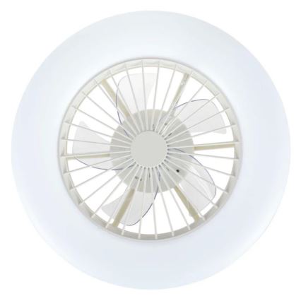 Lucci Air 513200 - LED Zatemnitvena stropna svetilka z ventilatorjem OSLO LED/20W/230V 3000/4500/6500K bela + Daljinski upravljalnik