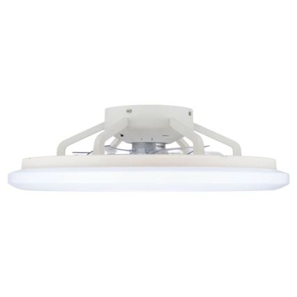 Lucci Air 513200 - LED Zatemnitvena stropna svetilka z ventilatorjem OSLO LED/20W/230V 3000/4500/6500K bela + Daljinski upravljalnik