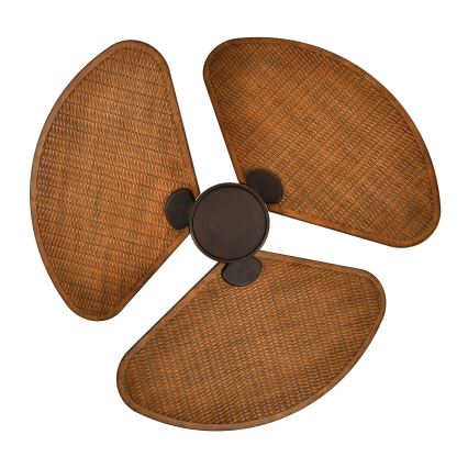 Lucci Air 51325649 - LED zatemljiv stropni ventilator SABLE 1xGX53/12W/230V 3000/4000/5000K premer 91,5 cm rjave barve + daljinski upravljalnik