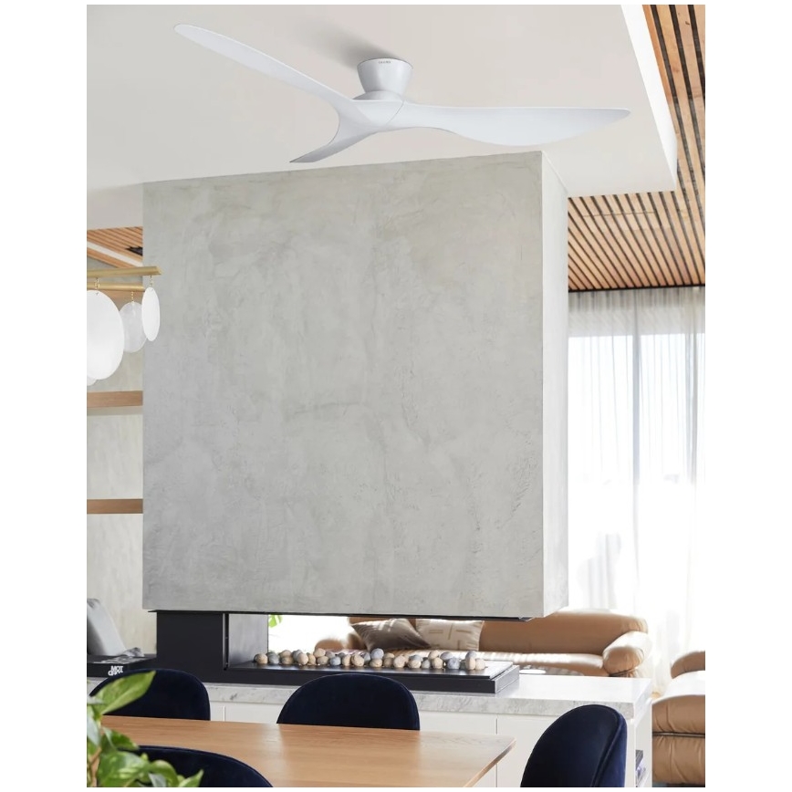 Lucci Air 514030 - Stropni ventilator KOTARA premer 137 cm bela + daljinski upravljalnik