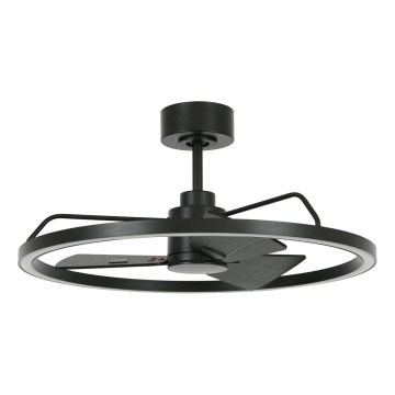 Lucci Air 516124 - LED Zatemnitveni stropni ventilator CESSNA LED/36W/230V 3000/4000/5000K črna + Daljinski upravljalnik