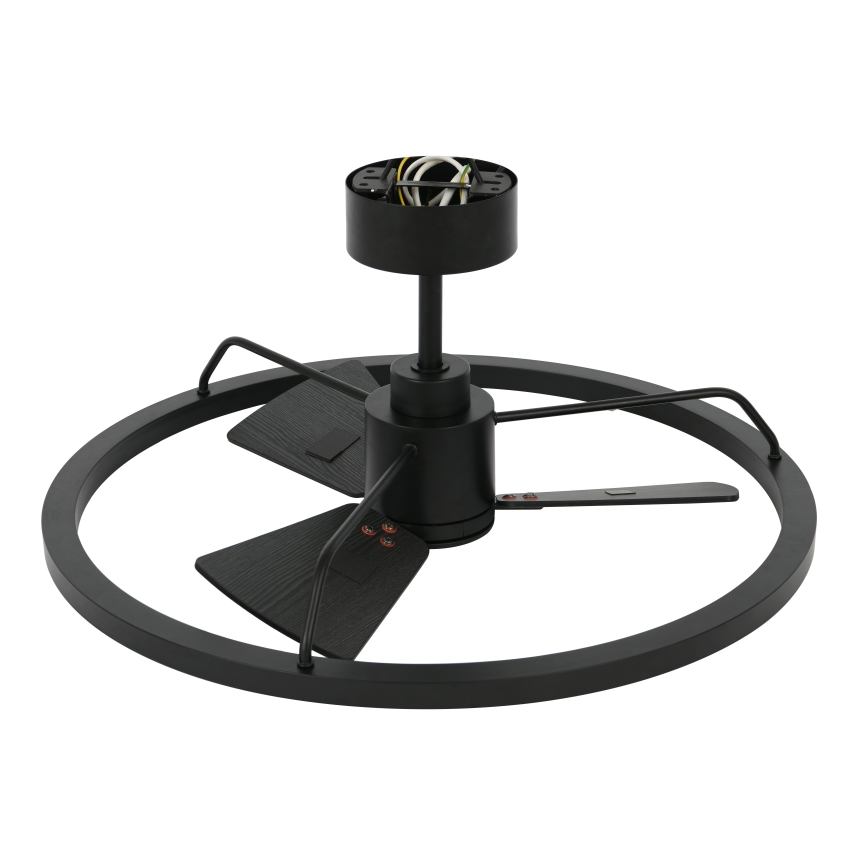 Lucci Air 516124 - LED Zatemnitveni stropni ventilator CESSNA LED/36W/230V 3000/4000/5000K črna + Daljinski upravljalnik