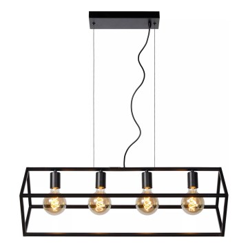 Lucide 00425/04/30 - Lestenec na vrvici FABIAN 4xE27/40W/230V