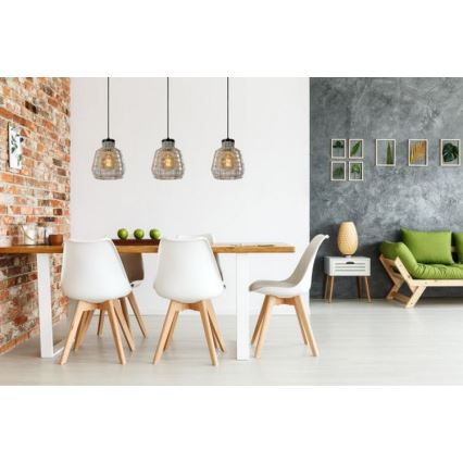 Lucide 02406/03/36 - Lestenec na vrvici FIONA 3xE27/60W/230V