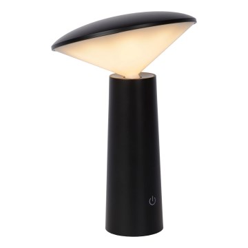 Lucide 02807/04/30 - LED Zatemnitven zunanja svetilka na dotik JIVE LED/3W/3,7V USB 3000/4750/6500K IP44 1200 mAh črna