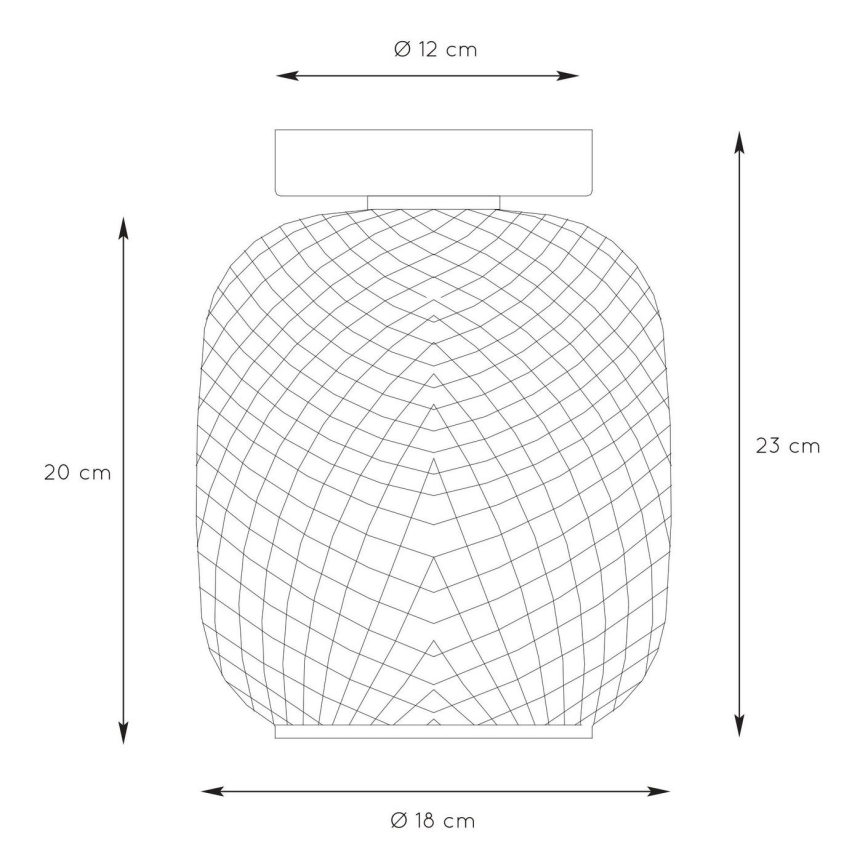 Lucide 03133/01/02 - Stropna svetilka AGATHA 1xE27/40W/230V