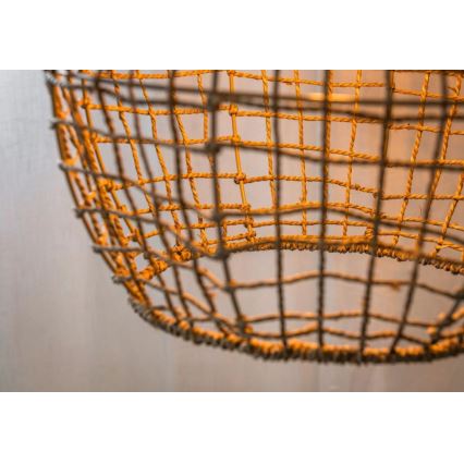 Lucide 03438/35/72 - Lestenec na vrvici ALBAN 1xE27/40W/230V bež