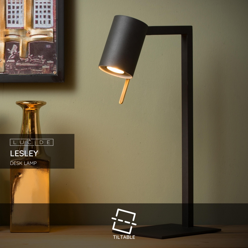 Lucide 03525/01/30 - Namizna svetilka LESLEY 1xGU10/35W/230V