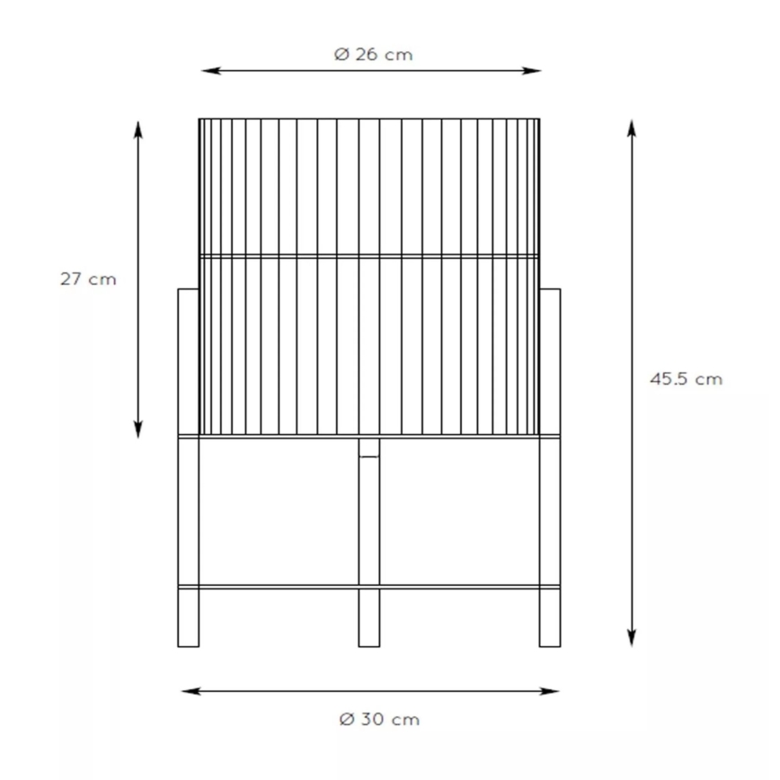 Lucide 03540/01/72 - Namizna svetilka JANTINE 1xE27/40W/230V