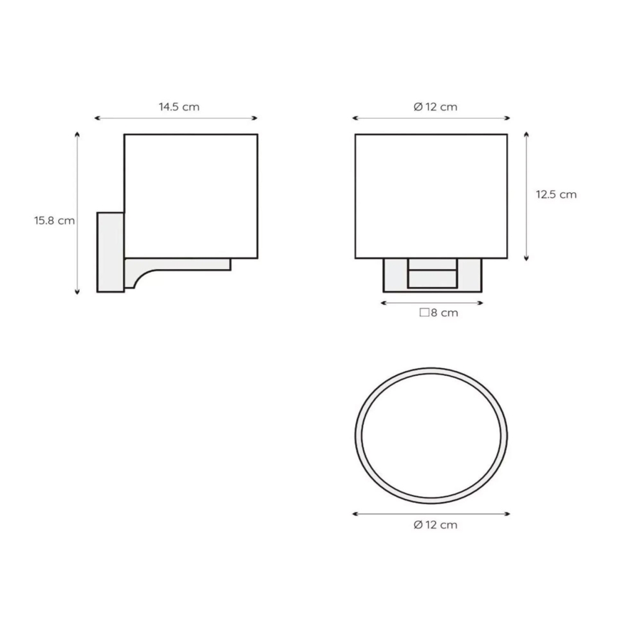 Lucide 04204/01/30 - Kopalniška stenska svetilka JENNO 1xG9/33W/230V IP44