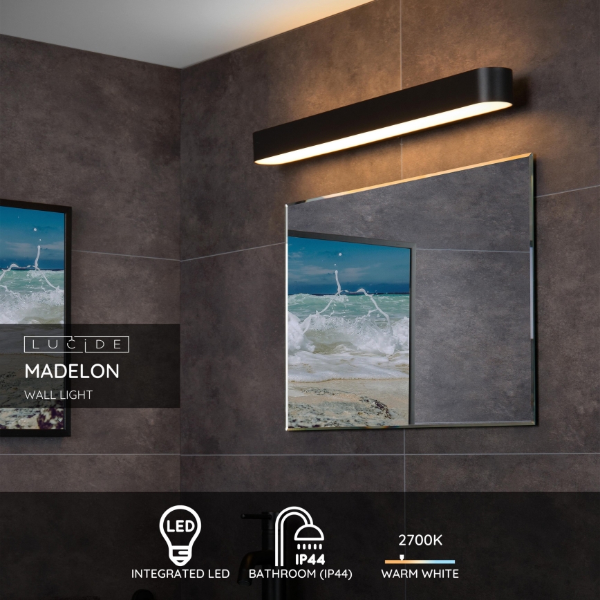 Lucide 04209/12/30 - Kopalniška stenska svetilka MADELON LED/9W/230V IP44