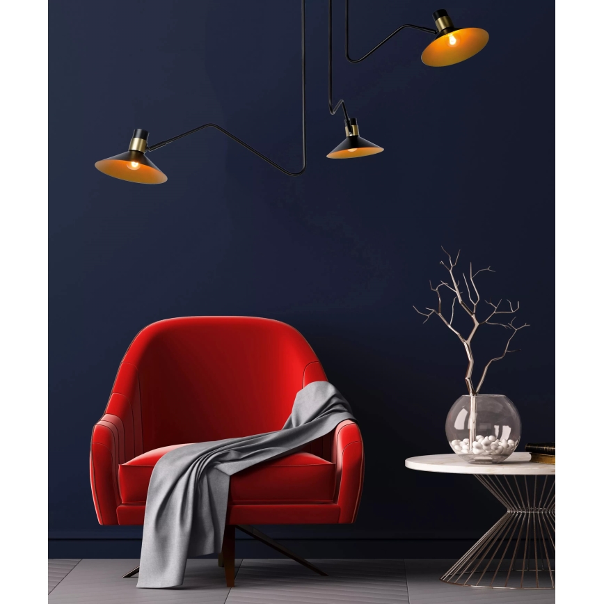 Lucide 05128/03/30 - Lestenec PEPIJN 3xE14/40W/230V