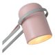 Lucide 05535/01/66 - Otroška namizna svetilka s sponko BASTIN 1xE14/25W/230V roza