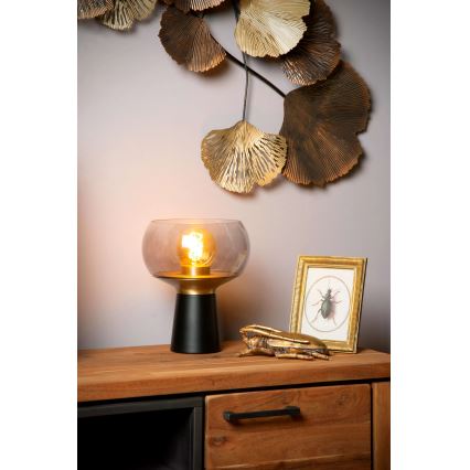 Lucide 05540/01/30 - Namizna svetilka FARRIS 1xE27/25W/230V črna