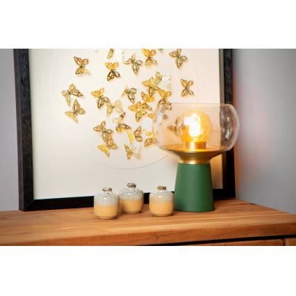 Lucide 05540/01/33 - Namizna svetilka FARRIS 1xE27/25W/230V zelena