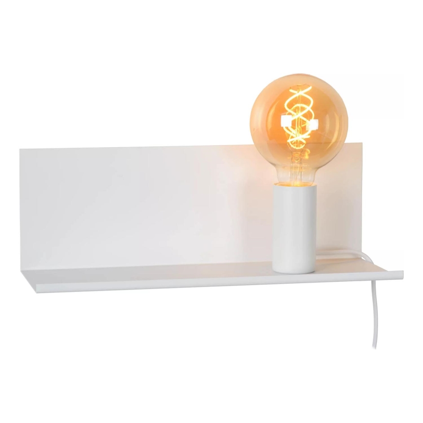 Lucide 06218/01/31 - Stenska svetilka SEBO 1xE27/40W/230V bela