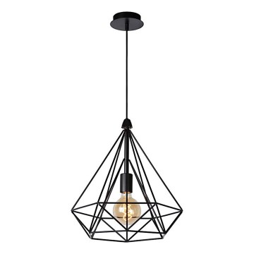 Lucide 06496/37/30 - Viseča svetilka RICKY 1xE27/60W/230V črna