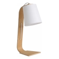 Lucide 06502/81/31 - Namizna svetilka NORDIC 1xE14/40W/230V bela