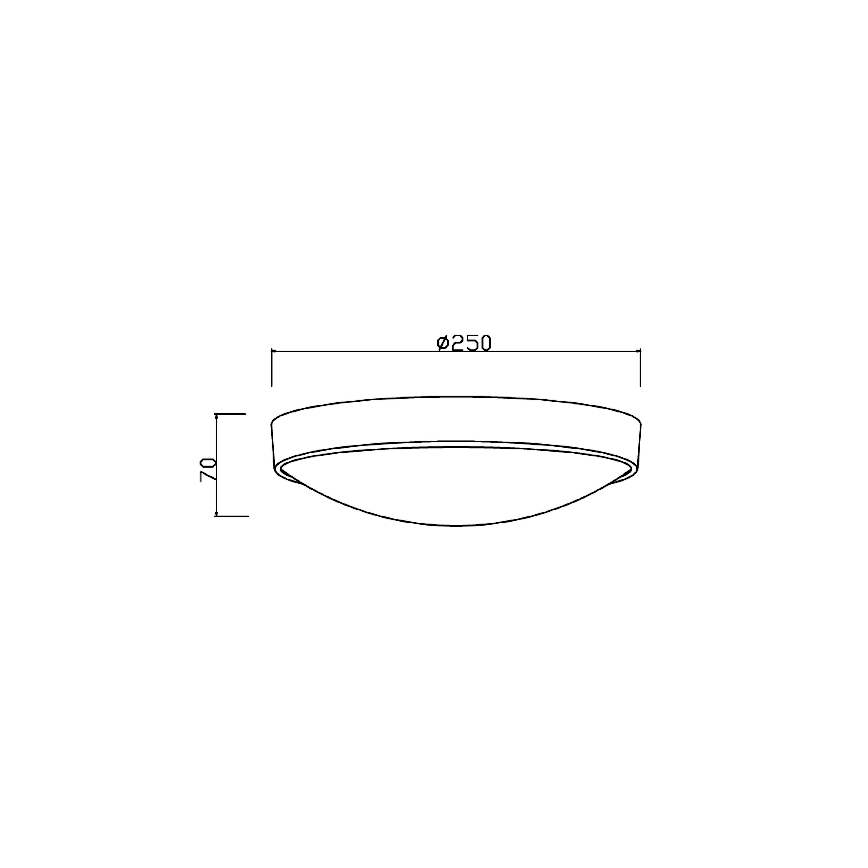 Lucide 08109/01/30 - Stropna svetilka LEX 1xE27/9W/230V črna