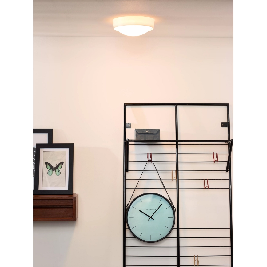 Lucide 08109/01/31 - Stropna svetilka LEX 1xE27/9W/230V bela