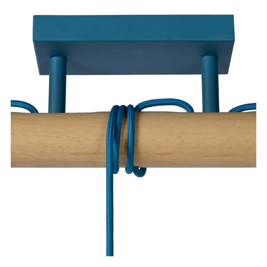 Lucide 08127/03/35 - Lestenec na vrvici PAULIEN 3xE27/60W/230V