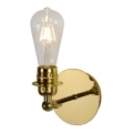 Lucide 08223/01/01 - LED stenska svetilka RETRO 1xE27/5W/230V medenina