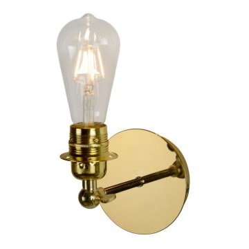 Lucide 08223/01/01 - LED stenska svetilka RETRO 1xE27/5W/230V medenina