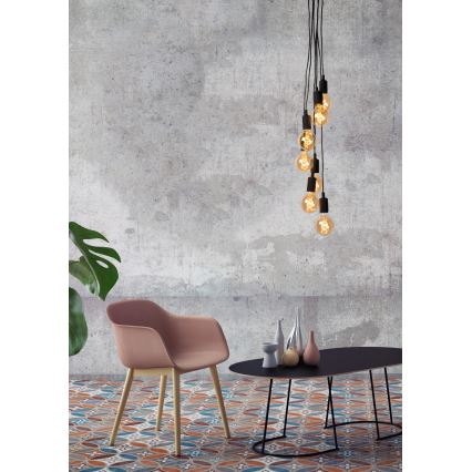 Lucide 08408/07/30 - Lestenec na vrvici FIX MULTIPLE 7xE27/60W/230V